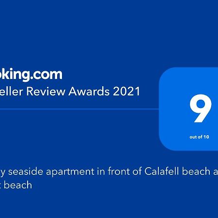 Lovely Seaside Apartment In Front Of Calafell Beach And Cunit Beach Segur de Calafell Bagian luar foto